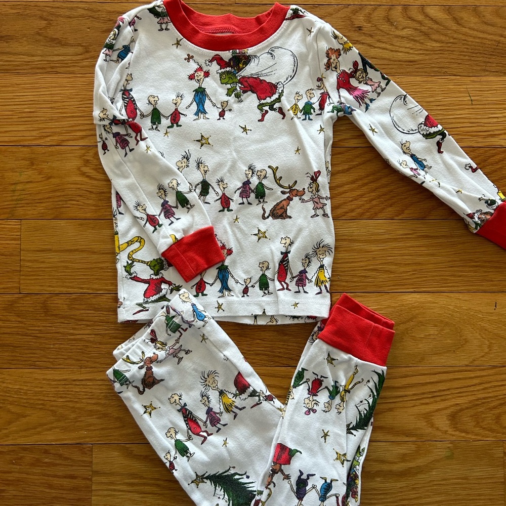 Pottery Barn grinch pajamas